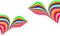 Abstract wave vector background, rainbow waved lines for brochure, website, flyer design. Spectrum wave. Rainbow color.