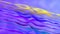 Abstract Waves and Curves in Purple Background