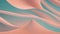 Abstract, Waves, Design: Smooth waves in gradient hues of blue and pink create visual appeal. Ideal for backgrounds or