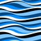 Abstract waves in a seamless pattern