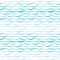 Abstract waves vector seamless pattern. Wavy lines of sea or ocean hand drawn background