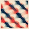 Abstract Waves: Vintage Poster Design With Minimalist Pattern