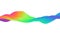 Abstract wavy background with modern rainbow gradient colors