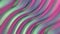 Abstract wavy background of twisted shapes. 3d rendering loop animation HD