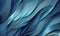 Abstract wavy blue wallpaper. Waves background with curvy details. 3D rendering background with bluish colors for graphic design,