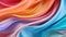 Abstract wavy multicolored fabric-like background