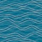 Abstract wavy ocean lines seamless vector pattern
