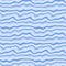 Abstract whimsical background of horizontal wavy blue stripes