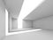 Abstract white architecture background 3d