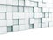 Abstract White Architecture Background. Blocks Wall