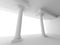 Abstract White Architecture Column Background