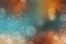 Abstract white bokeh texture on colorful blurred holiday background Photo overlay defocused vintage lights backdrop. For