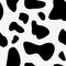 Abstract white cowhide