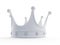 An abstract white crown