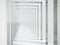 Abstract white empty corridor space design