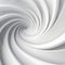 Abstract white and gray surface spiral