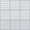 Abstract white and grey rectangle geometric bricks