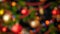 Abstract winter holidays background with Christmas lights bokeh