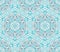 Abstract winter snowflakes seamless vector pattern