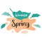 Abstract Wonderful Spring Banner Design
