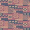 Abstract wool knitted seamless pattern