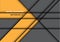 Abstract yellow gray line shadow texture design modern futuristic background vector