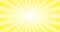 Abstract Yellow Sun rays vector background. Summer sunny 4K design