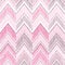 Abstract zig zag geometric tiled pattern. Fabric doodle lines