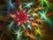Abstrakt fractal flower