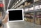 Abstrast Blurred background : Warehouse carg