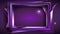 Abstrast purple background futuristic empty frame for text