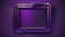 Abstrast purple background futuristic empty frame for text