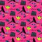 Absurd concept seamless pattern