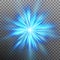 Abtract blue energy with a burst background. EPS 10 vector