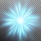 Abtract blue energy with a burst background. EPS 10 vector