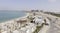 Abu Dhabi Beach in Yas Island, aerial view