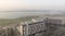 ABU DHABI - DECEMBER 2016: Yas Island panoramic aerial view. Yas Island is famous for Formula 1 Circuit