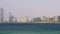 Abu dhabi summer day beach bay panorama 4k uae