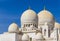 Abu Dhabi, UAE - 11.27.2022 - View of a Sheikh Zayed grand mosque, largest mosque in the country. Religion