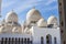 Abu Dhabi, UAE - 11.27.2022 - View of a Sheikh Zayed grand mosque, largest mosque in the country. Religion