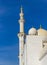 Abu Dhabi, UAE - 11.27.2022 - View of a Sheikh Zayed grand mosque, largest mosque in the country. Religion