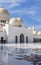 Abu Dhabi, UAE - 11.27.2022 - View of a Sheikh Zayed grand mosque, largest mosque in the country. Religion