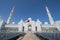 ABU DHABI, UAE -19 MARCH 2016: Sheikh Zayed Grand Mosque in Abu Dhabi, United Arab Emirates.