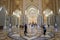 Abu Dhabi, UAE - March,16,2023: Abu Dhabi Royal Palace inside and outside