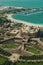 Abu Dhabi/UAE- Nov 14 2017: Aerial view of Emirates Palace Abu Dhabi