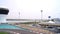 ABU DHABI, UNITED ARAB EMIRATES - APRIL 4th, 2014: The Yas Marina Formula 1 Grand Prix Circuit. Set amongst a Marina