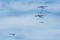 Abu Dhabi. United Arab Emirates, December 2, 2018: National Day Fly Past.