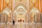 Abu Dhabi, United Arab Emirates, March, 19, 2019. Presidential Palace, Palace of Qasr al-Watan the Palace of the nation inside