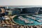 Abu Dhabi, United Arab Emirates - September 29, 2019: Al Marasy Marina view in Abu Dhabi, Al Bateen area