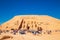 Abu Simbel, the Great Temple of Ramesses II, carved into the rock